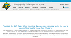 Desktop Screenshot of pearlmeat.com
